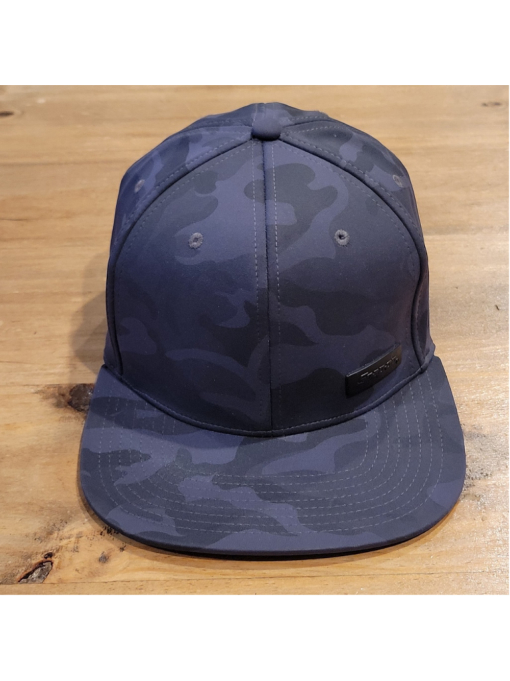 Snap-On Hat Cap One Size Flex Stretch Fitted Gray Camo Camouflage Tools